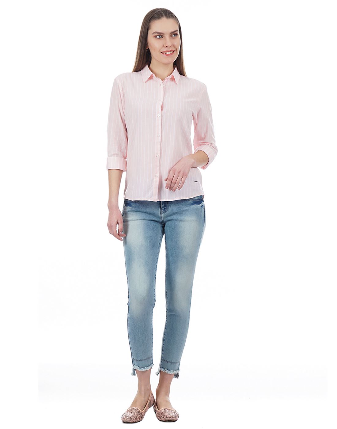 Pepe Jeans Women Vertical Striped Shirt